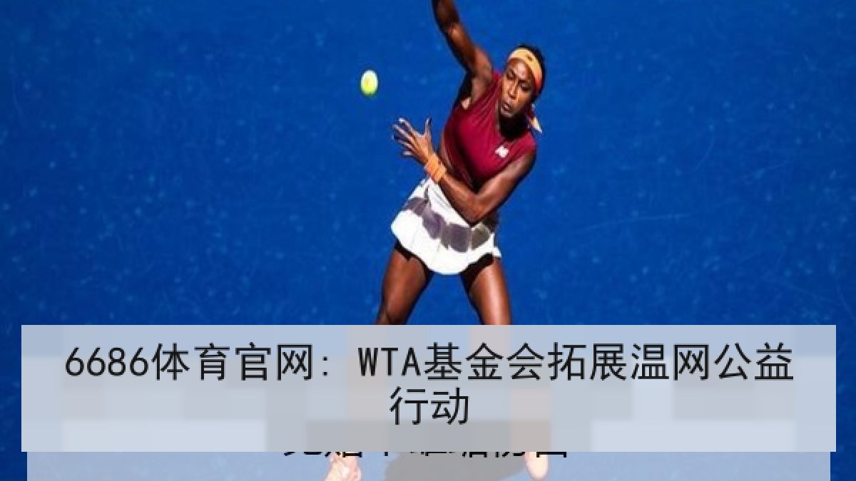 6686体育官网: WTA基金会拓展温网公益行动